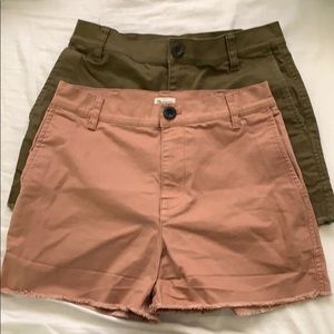 Madewell High Rise Twill Shorts | Selling Both